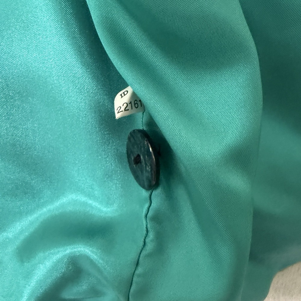 Vintage Paul et Duffier Small Green Red Tomotoe Art Deco Boyfriend Blazer - Picture 7 of 9